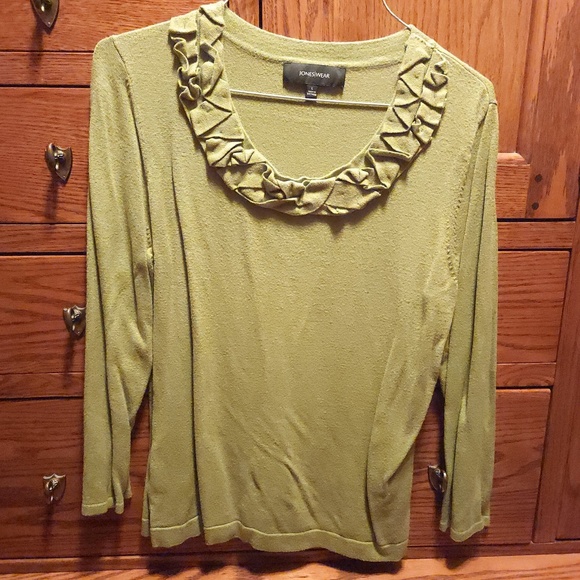 Jones Wear Scoop Neck Long Sleeve Sweater L - Picture 1 of 4